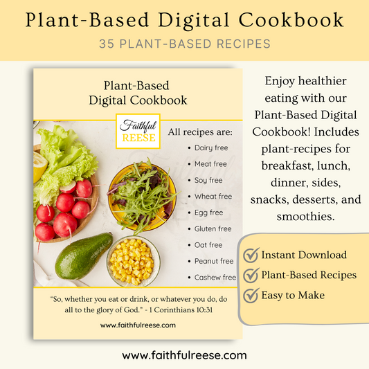 Plant based digital cookbook.